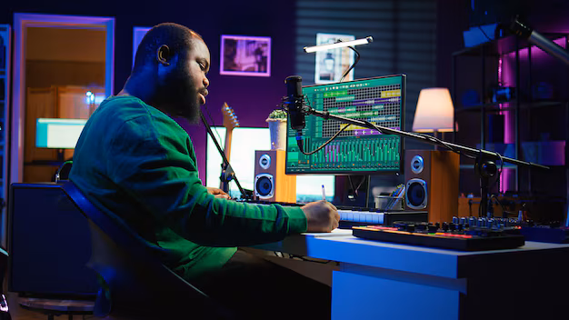 Podcast production equipment